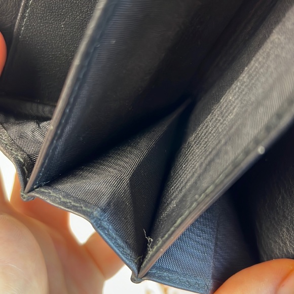 J&M Davidson SMALL ZIP AROUND PURSE WITH STUDS Leather Case Wallet Long Silver - Picture 13 of 16